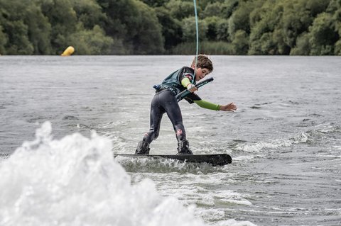 Kit Crowhurst at the 2022 Malibu Boats UK Wakeboard And Wakesurf Nationals - Photo Mantis Pro Media